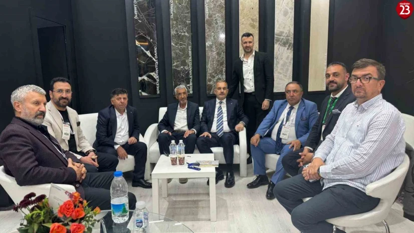 Elazığ Mermeri İzmir'de Parladı! Başkan Alan'dan Fuar Çıkarması