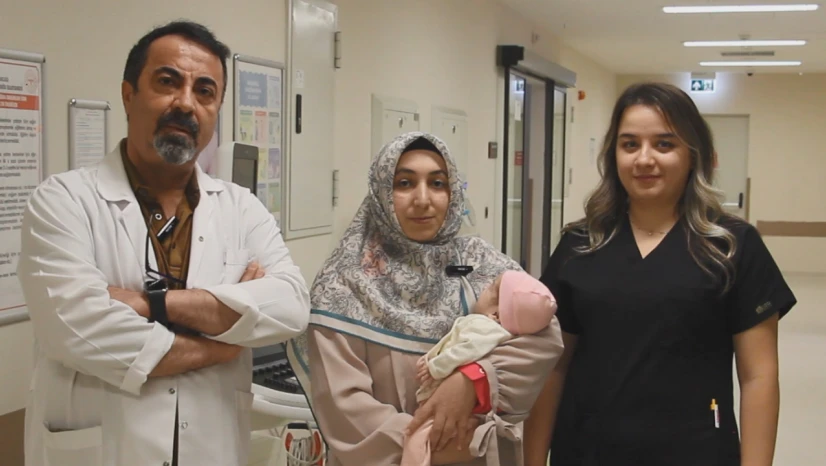 Doğuştan Bochdalek Hernisi Olan Bebek, Fethi Sekin Şehir Hastanesinde Başarılı Ameliyatla Sağlığına Kavuştu