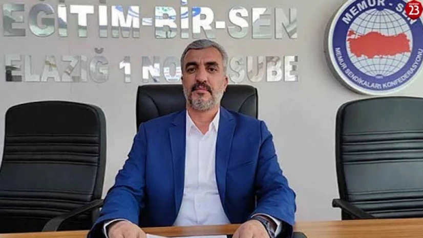 Eğitim-Bir-Sen Elazığ 1 No'lu Şube Başkanı İbrahim Bahşi'nden Öğretmenler Günü Mesajı