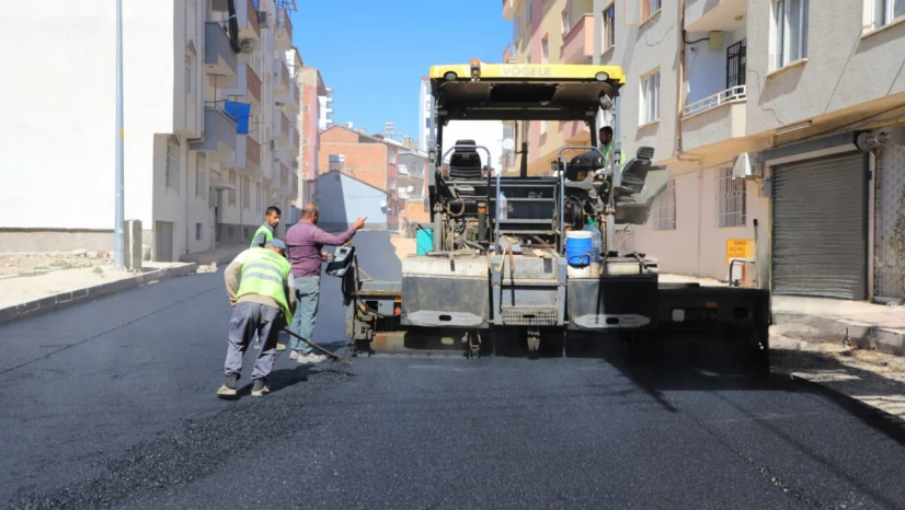 Elazığ Belediyesi'nden Kültür Mahallesi'nde 20 Bin Metrekarelik Asfalt Çalışması