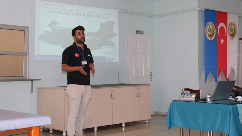Elazığ'da AFAD Tarafından Düzenlenen Afet Teknik Eğitimleri Devam Ediyor