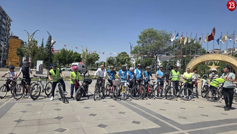 Elazığ'da Bağımlılıkla Mücadele İçin Pedallar Çevrildi