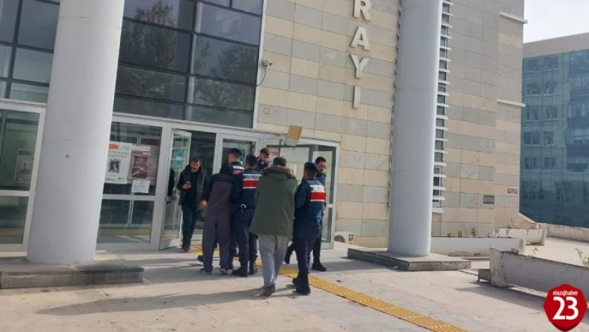 Elazığ'da bir köyü soyan hırsızlar, jandarmaya yakalandı