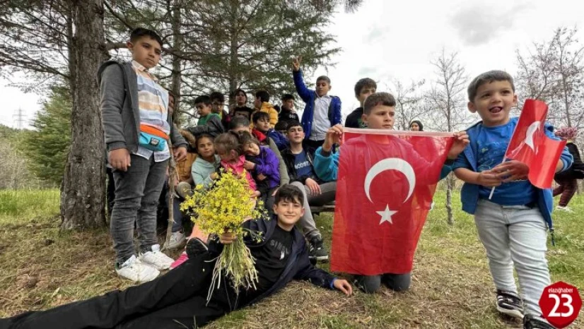 Elazığ'da depremzede çocuklara doğal terapi