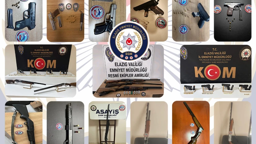 Elazığ'da Son Bir Ayda Büyük Asayiş Operasyonu: 115 Hükümlü Cezaevine Gönderildi