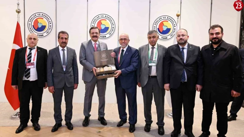 Elazığ Ticaret Borsası yönetimi, TOBB 81'inci Genel Kuruluna katıldı