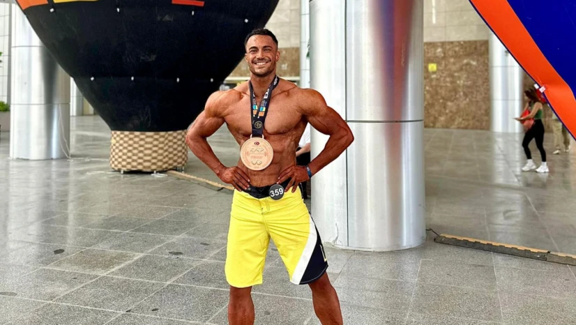 Elazığlı Sporcu Serdal Topal, Türkiye Üçüncüsü Oldu