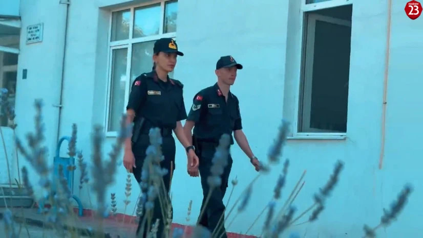 Elazığlı Teğmen Elifnur Dağdeviren, Muratlı'nın İlk Kadın Jandarma Komutanı Oldu