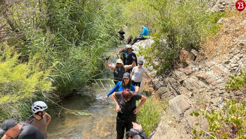 ELDAK'tan Teke Deresi'nde Nefes Kesen Canyoning Etkinliği
