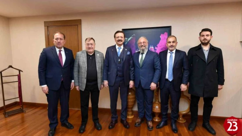ETSO Başkanı Alan, TOBB Başkanı Hisarcıklıoğlu ile bir araya geldi