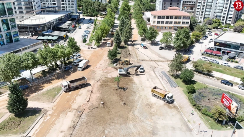 Hazardağlı Kavşağı Düzenleniyor, Doğu Park Yükseliyor