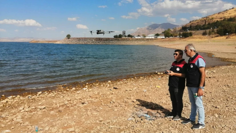 Keban Baraj Gölü'nde Drone ile Balıkçılık Denetimi