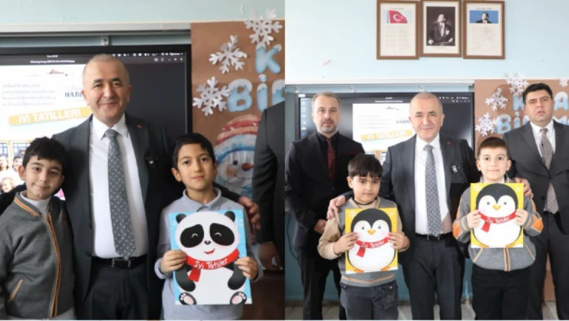 Vali Hatipoğlu Karakoçan'da Öğrencilerin Karne Sevincine Ortak Oldu