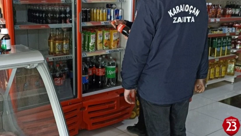 Zabıta ekiplerinden market denetimi
