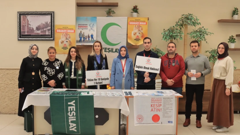 Elazığ Belediyesi ve Sağlık Müdürlüğünden Sigara Bırakma Farkındalık Etkinliği