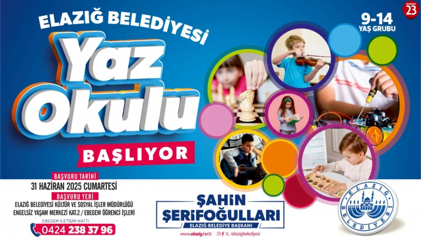 Elazığ Belediyesi Yaz Okulu Başlatıyor ve 'Mutlu Eşler, Mutlu Aile, Mutlu Toplum' Söyleşisiyle Aileyi Güçlendiriyor