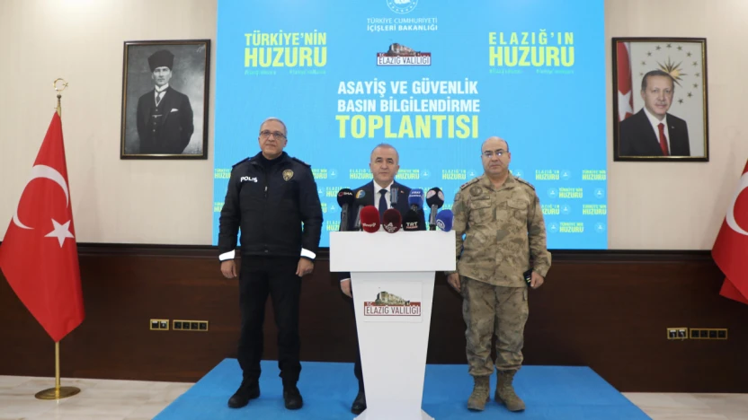 Elazığ'da 2025 Yılı Güvenlik Verileri Açıklandı: Suç Oranlarında Dikkat Çeken Düşüş