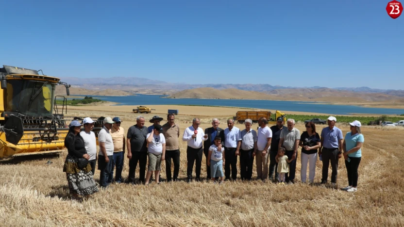 Elazığ'da 2025 Yılı Hububat Hasadı Başladı