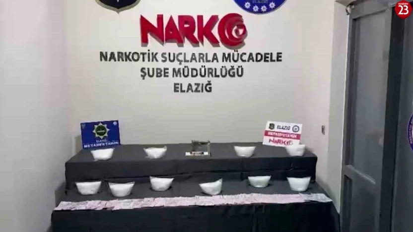 Elazığ'da Uyuşturucuya Ağır Darbe: 5 Kilo Metamfetamin Ele Geçirildi, 2 Tutuklama
