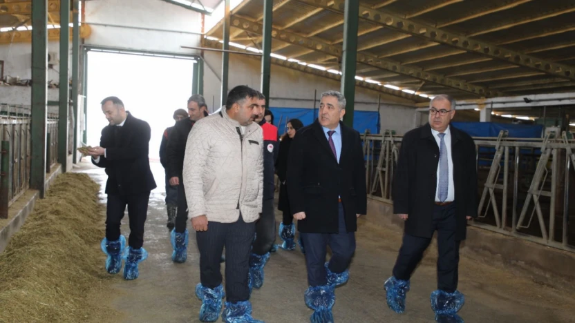 Elazığ'da Hayvancılık Tesislerine Saha İncelemesi: Deprem Sonrası Yapılar ve Ari İşletmeler Değerlendirildi