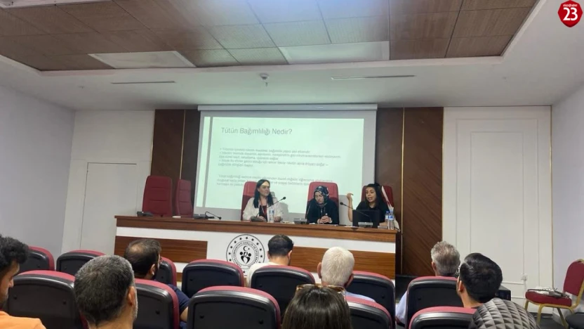Elazığ'da 'Hepimizin Sağlığı İçin' Sigarayı Bırakma Eğitimi Düzenlendi