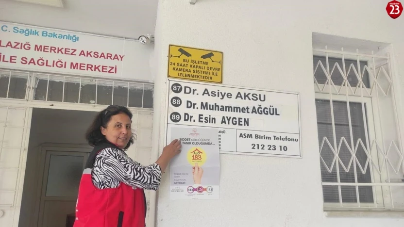 Elazığ'da kadına yönelik şiddetle mücadele çalışmaları