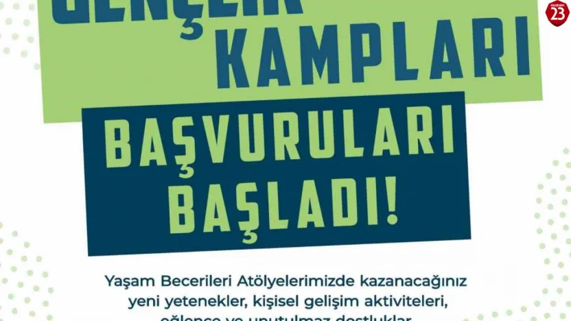 Elazığ'da 2025 Yaz Gençlik Kampları Başvuruları Devam Ediyor