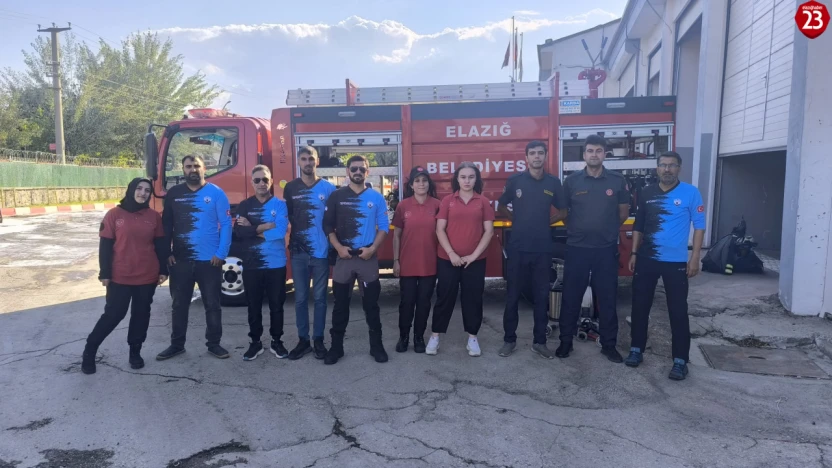 Elazığ İtfaiyesi'nden TAMGAKUT'a Yangın Eğitimi: 2025'in İlk Yarısında 581 Yangına Müdahale