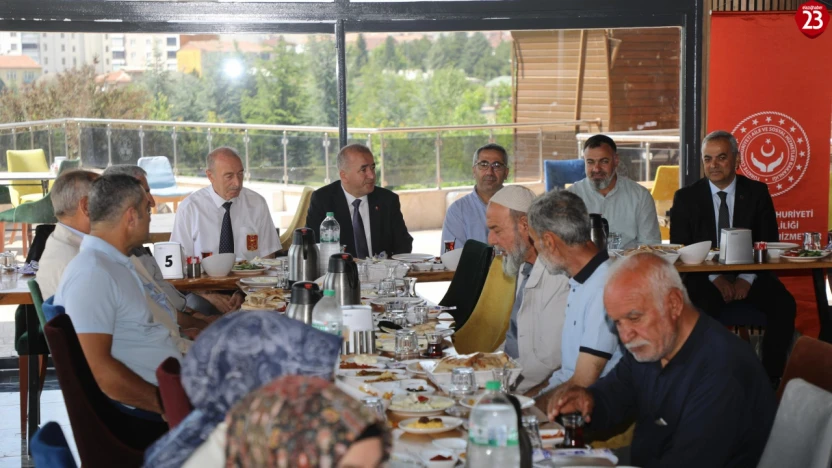 Elazığ Valisi Numan Hatipoğlu, Babalar Günü'nde Şehit Babaları ve Gazilerle Bir Araya Geldi