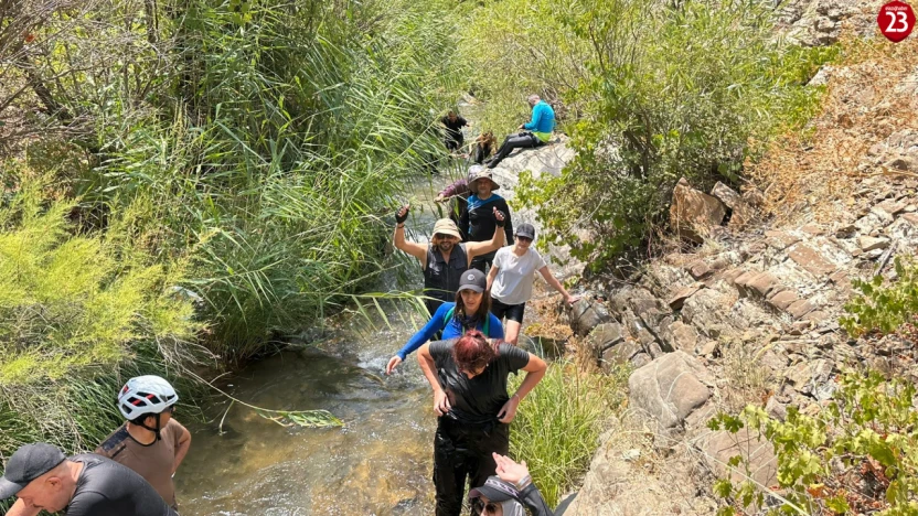 ELDAK'tan Teke Deresi'nde Nefes Kesen Canyoning Etkinliği