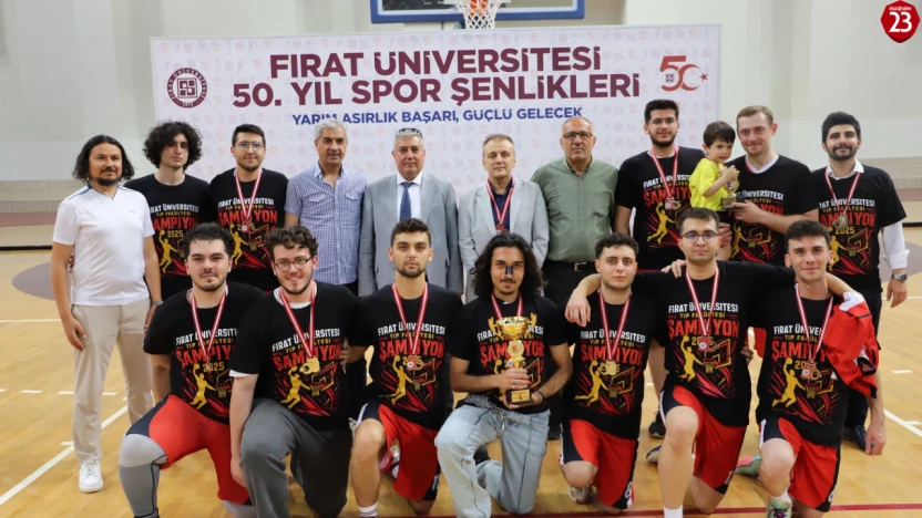 Fırat Üniversitesi'nde 50. Yıl Spor Şenlikleri Coşkuyla Tamamlandı