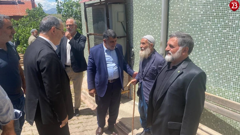 HÜDA PAR Heyeti Karasalkım Köyü'nün Sorunlarını Yerinde Dinledi