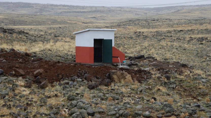 Kalecik ve Ağamezrası Köylerinde Su Altyapısı Güçlendirildi