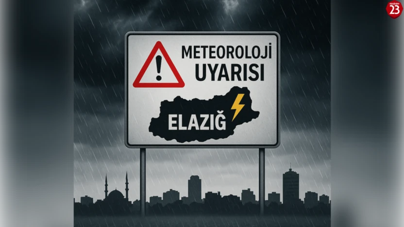 Meteoroloji'den Elazığ'a Kuvvetli Yağış Uyarısı! Sel ve Fırtına Riskine Dikkat