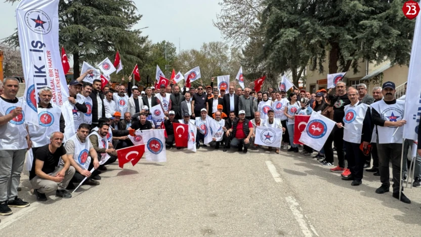 TÜRK-İŞ Elazığ'da 1 Mayıs'ta Güçlü Mesaj: 'İnsanca Yaşamak İstiyoruz!'