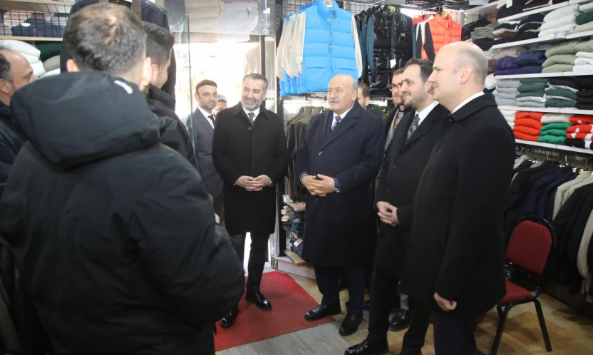 Başkan Şerifoğulları ve AK Parti Genel Başkan Yardımcısı Dr. Ömer İleri'den Esnaf ve Aile Ziyaretleri