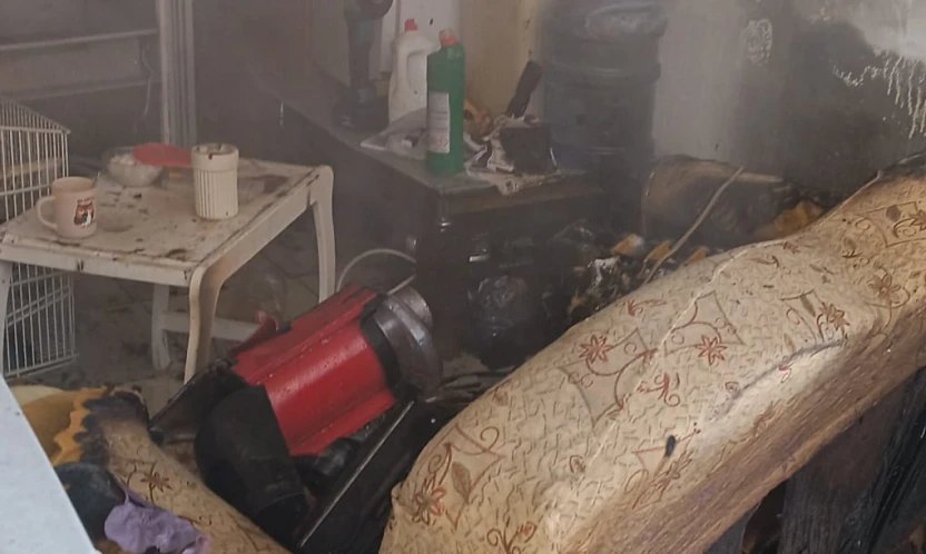 Depoda Çıkan Yangın Büyümeden Söndürüldü