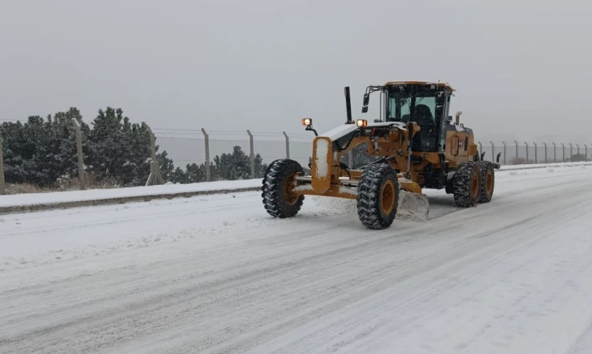 Elazığ Belediyesi Karla Mücadelede Teyakkuzda