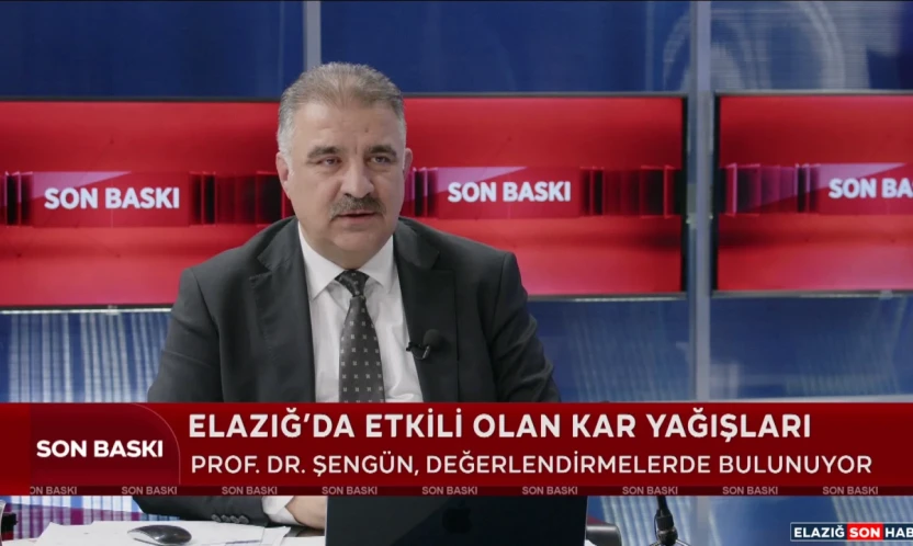 Elazığ'da 76 Yılın En Yoğun 24 Saatlik Kar Yağışı