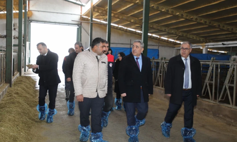 Elazığ'da Hayvancılık Tesislerine Saha İncelemesi: Deprem Sonrası Yapılar ve Ari İşletmeler Değerlendirildi