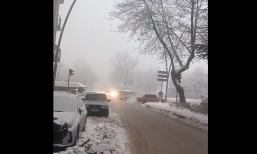 Elazığ'da Sis ve Buzlanma Etkili Oldu