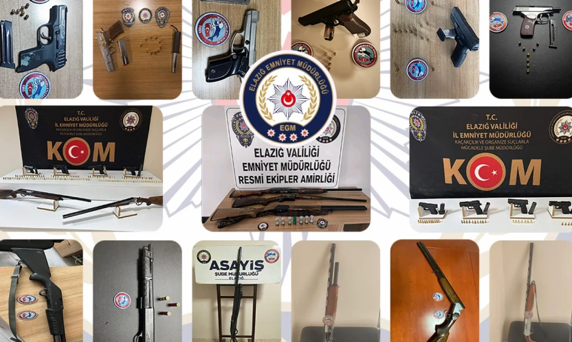 Elazığ'da Son Bir Ayda Büyük Asayiş Operasyonu: 115 Hükümlü Cezaevine Gönderildi