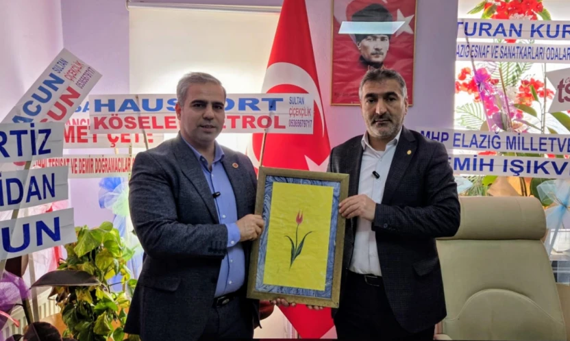 Hasan Hayri Özkan'dan Başkan Seçilen Ahmet Özdoğan'a Ziyaret