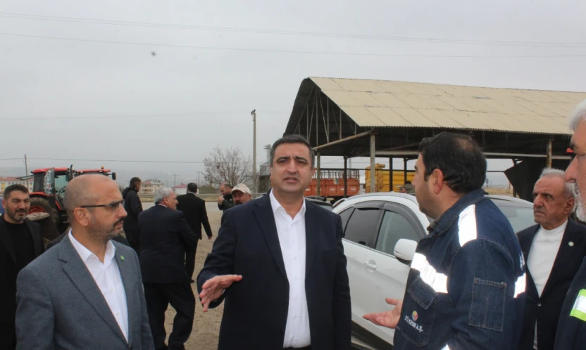 HÜDA PAR Heyeti Kovancılar'da Pancar Üreticilerinin Sorunlarını Yerinde İnceledi