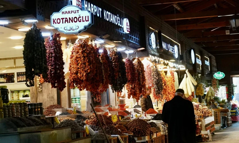 Kapalı Çarşı'da Harput Musikisi Yankılanıyor: Esnaf ve Ziyaretçilerden Yoğun İlgi