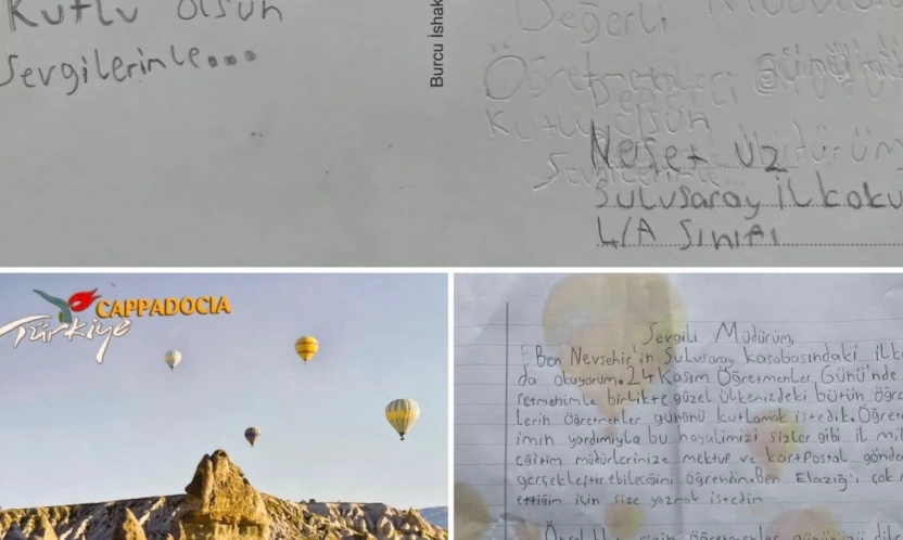 Nevşehir'den Elazığ'a Duygulandıran Mektup