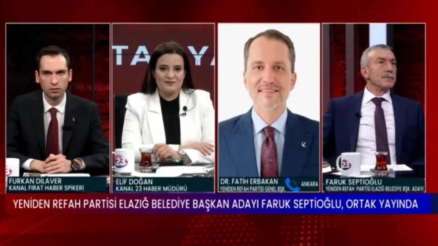 Genel Başkan Fatih Erbakan Canlı Yayında Elazığlılara Seslendi 